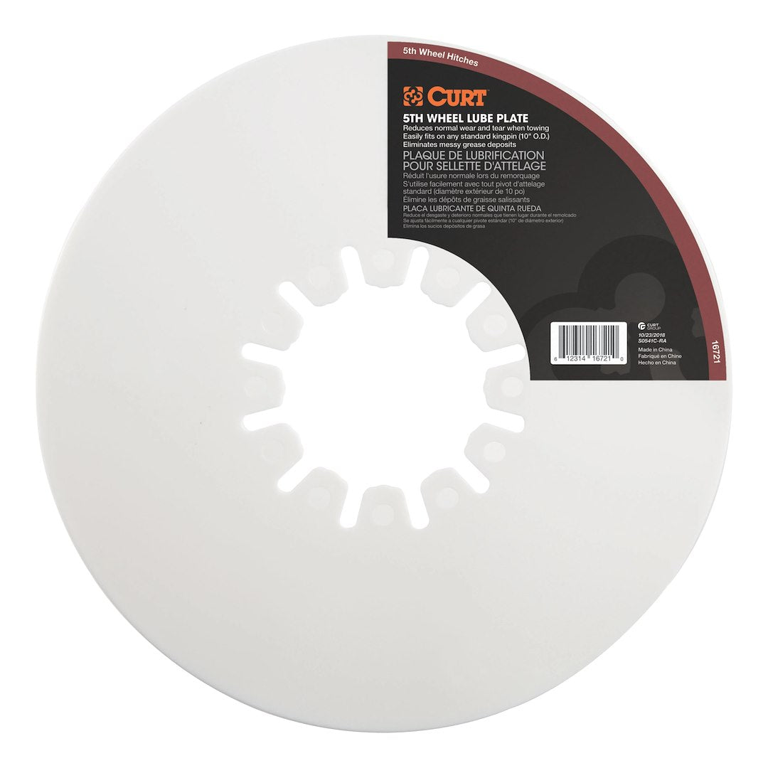 CURT Fifth Wheel Trailer Hitch Lube Disc (16721) – Size: 10 Inch