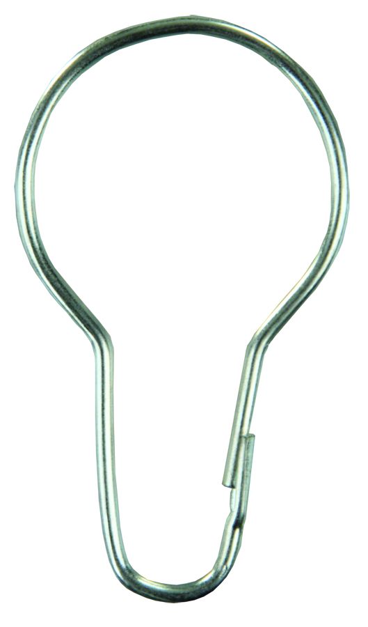 JR Products Shower Curtain Ring (81665) – Material: Steel