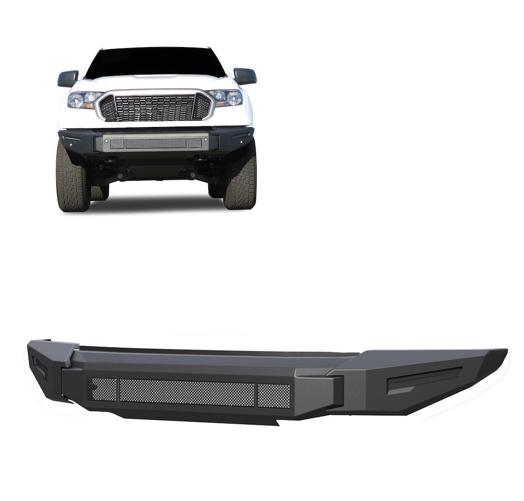 Modular Bumper Steel Black Horse Offroad Armour II AFB-FR19-BU - image 1