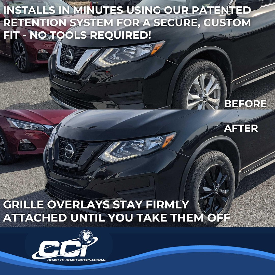 Coast To Coast GI491BLK Rogue Black Mesh Grille Overlay - image 4
