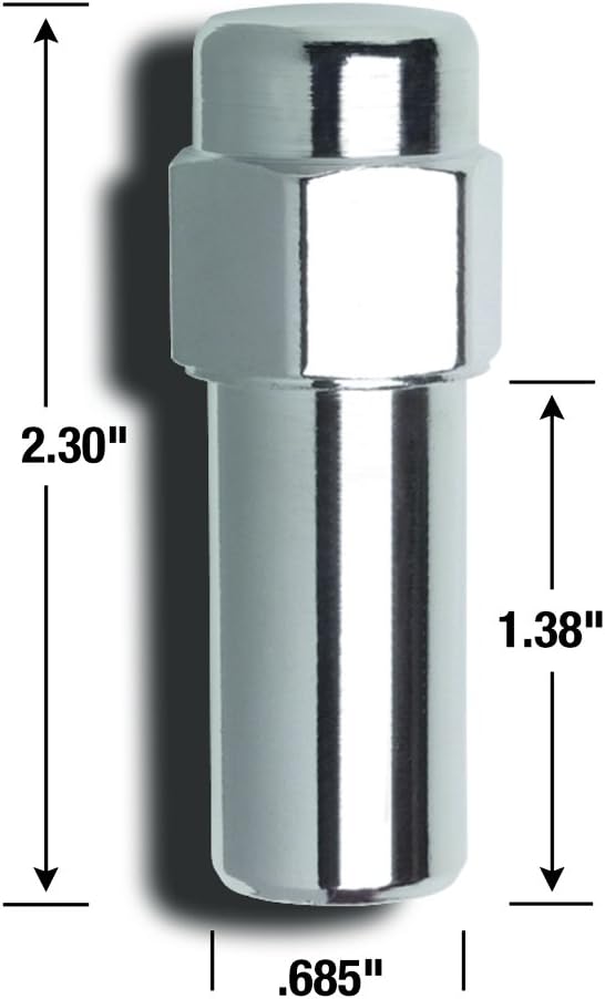 Gorilla 84147B Cragar SST Lug Nuts, 14 mm x 1.5, 4 Pack