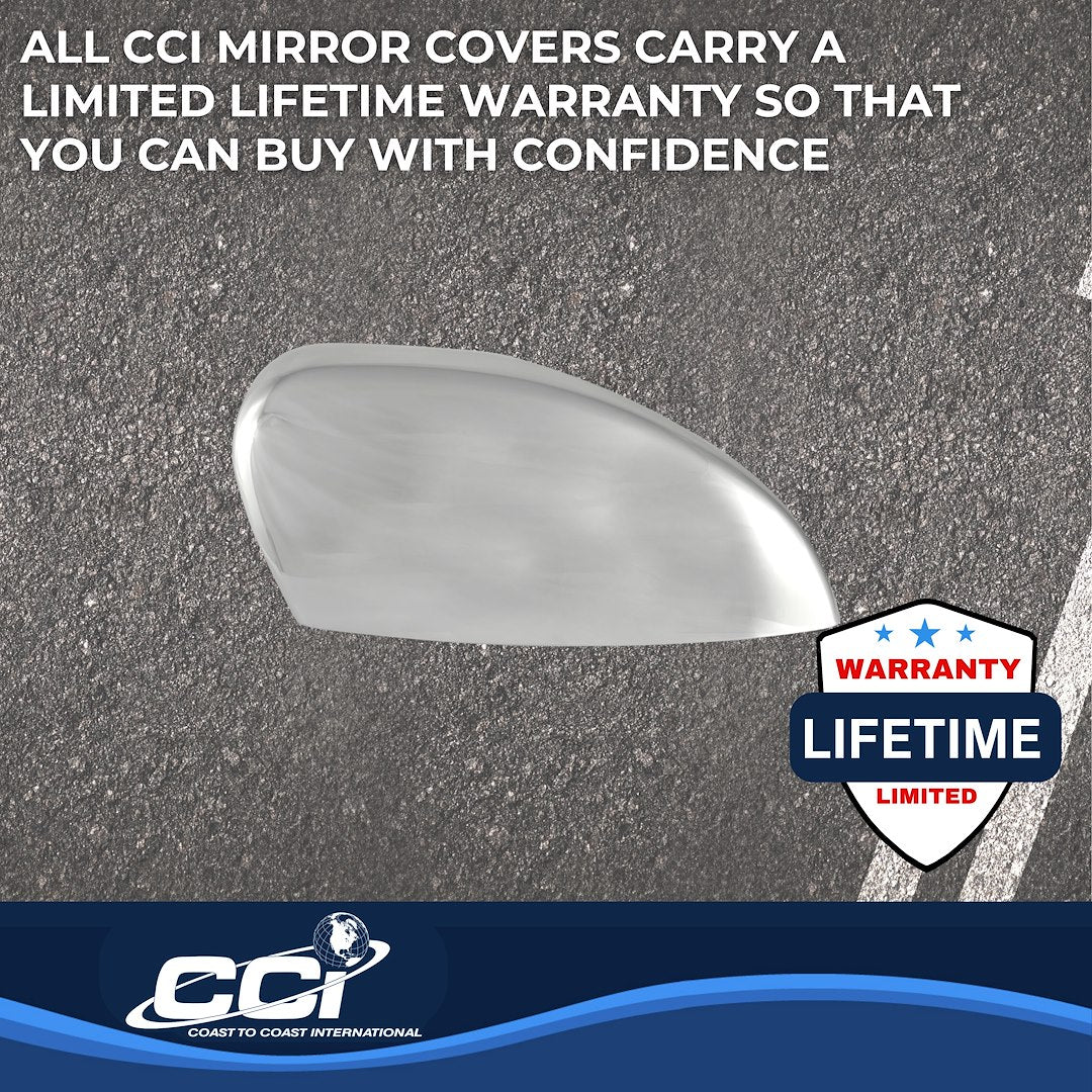 Coast To Coast MC67491 Escape Chrome Mirror Top Covers - image 4