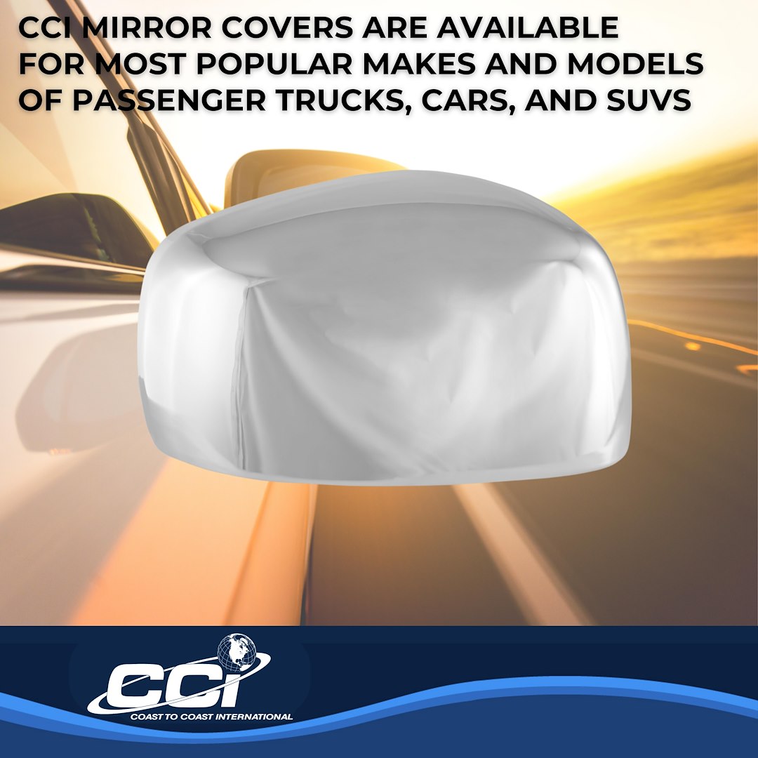 Coast To Coast MC67492 Journey Chrome Full Mirror Covers - image 5
