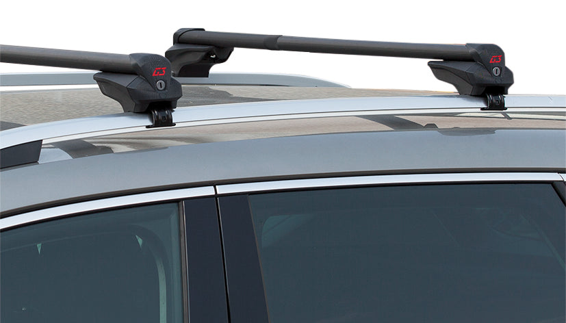 G3 S.P.A. 61.300 Black Universal Roof Bars, Set of 2