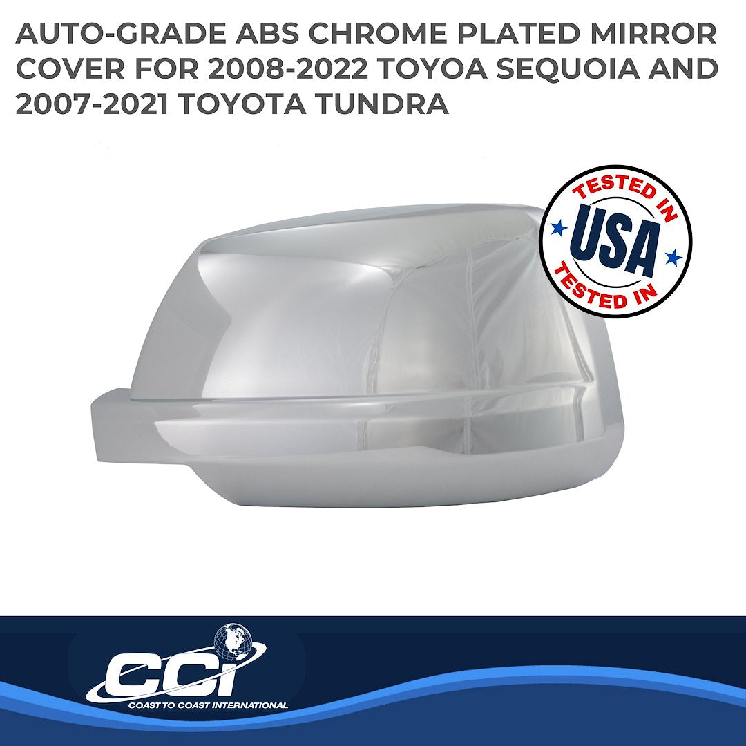 Coast To Coast MC67406 Tundra Chrome Mirror Cover Pair - image 2