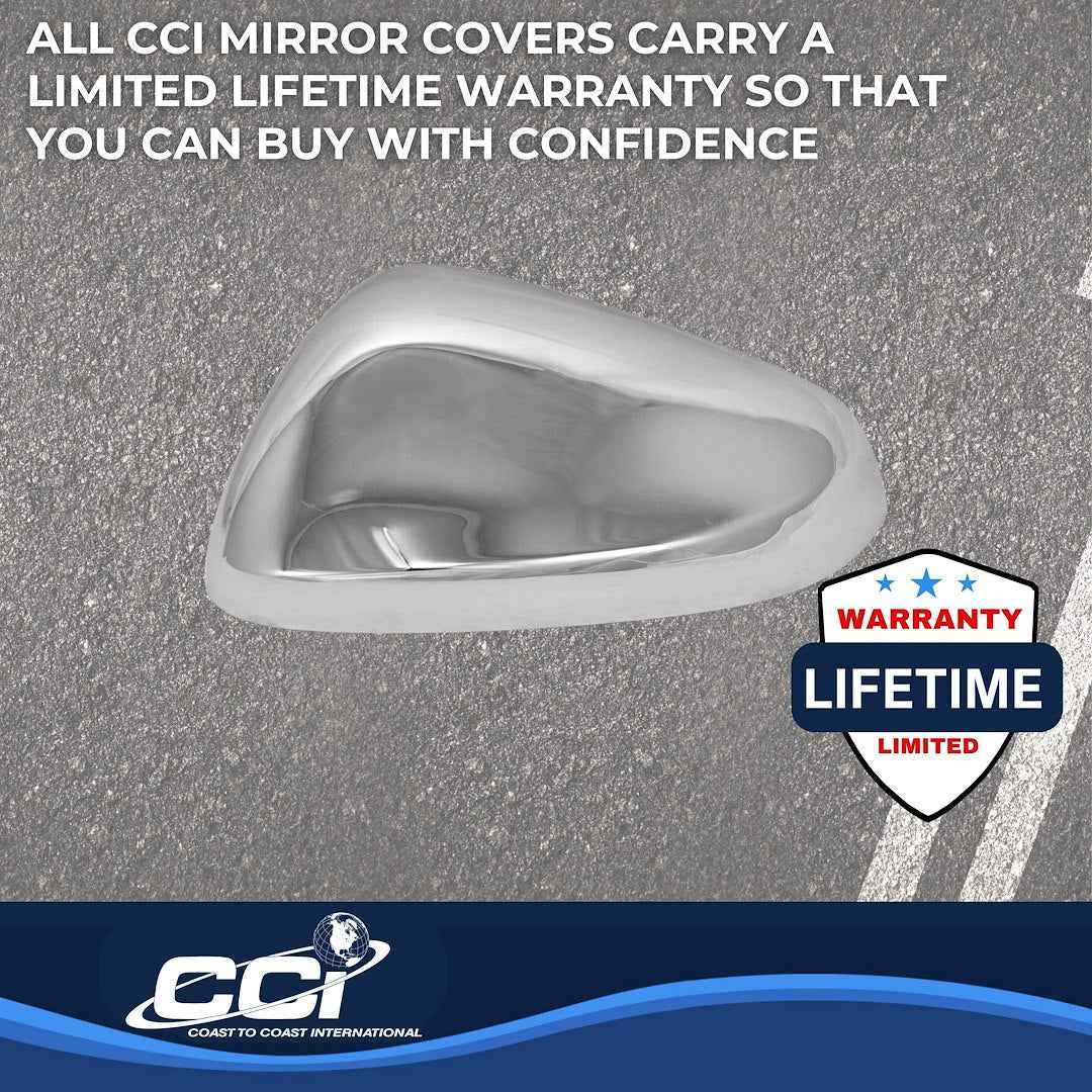 Coast To Coast MC67549 Trailblazer Chrome Mirror Tops - image 4
