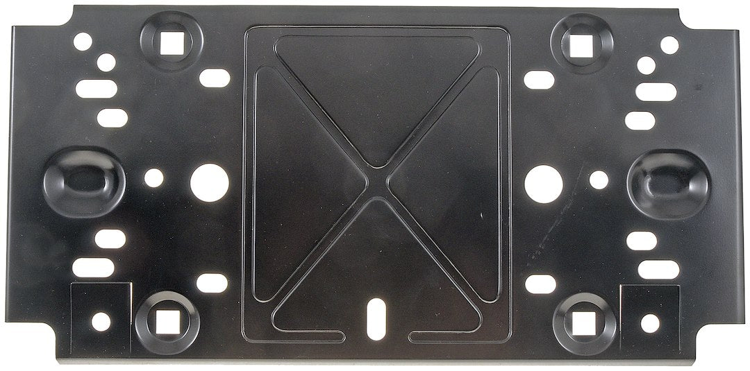 Help! By Dorman 68148 Black Metal Front License Plate Bracket - image 1
