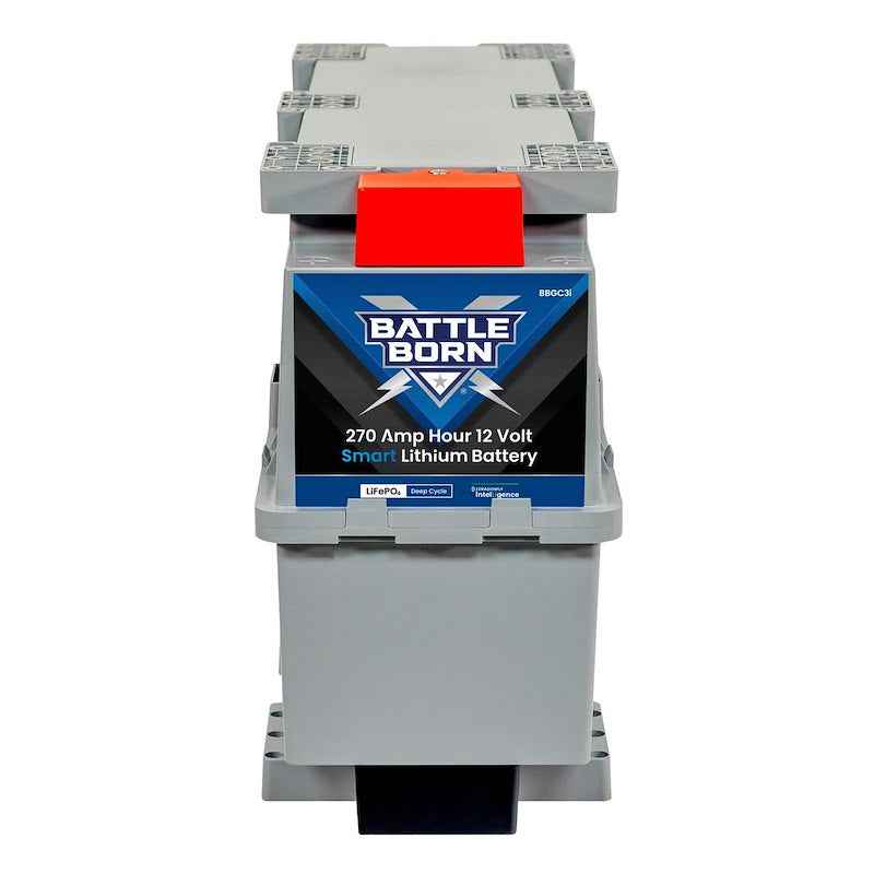 12V GC3 Lithium Deep Cycle RV Battery 270Ah Smart LiFePO4 – Battle Born BBGC3I