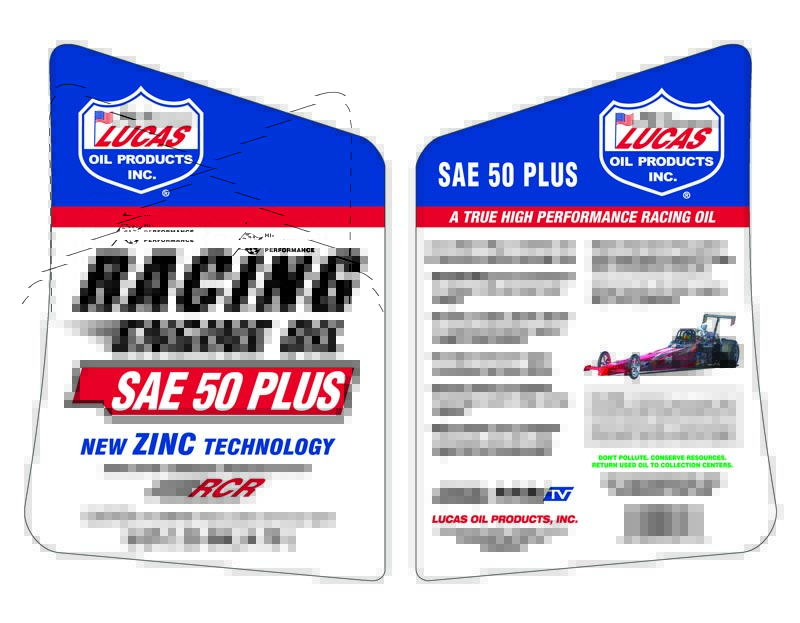 Lucas Oil 10347 SAE 50 Plus Conventional Racing Oil