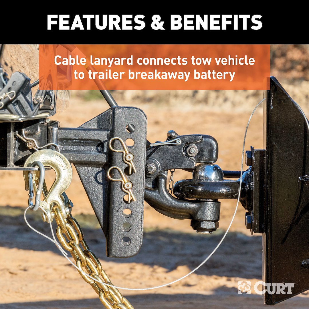 Curt 52040 Trailer Breakaway System Kit - image 4