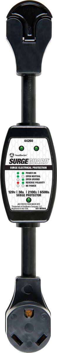 Surge Guard 44260 Portable RV Surge Protector – 30 Amp