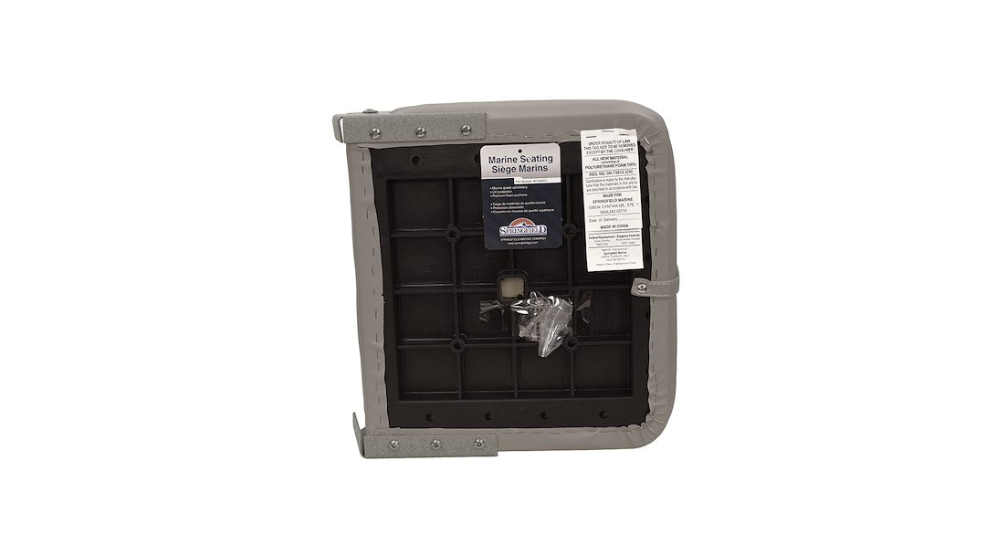 Springfield Marine 1040623 Gray Economy Coach Boat Seat