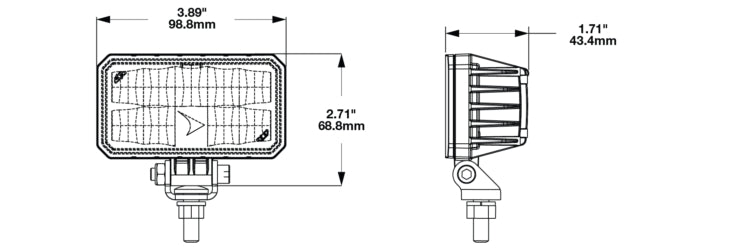 J.W. Speaker 1603921 Model 792 Work Light