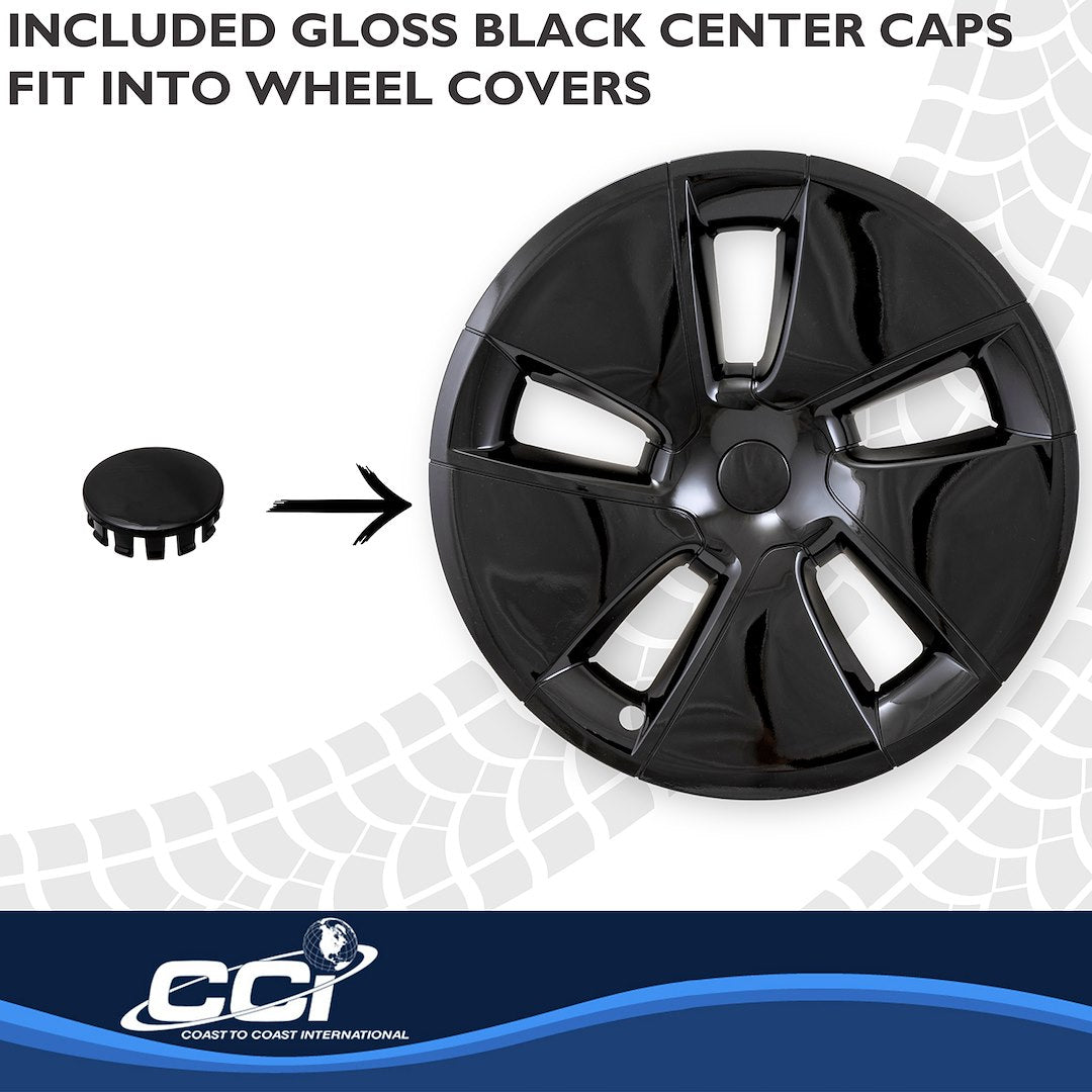 Coast To Coast 56518BLK Black 18-Inch Wheel Covers - image 4