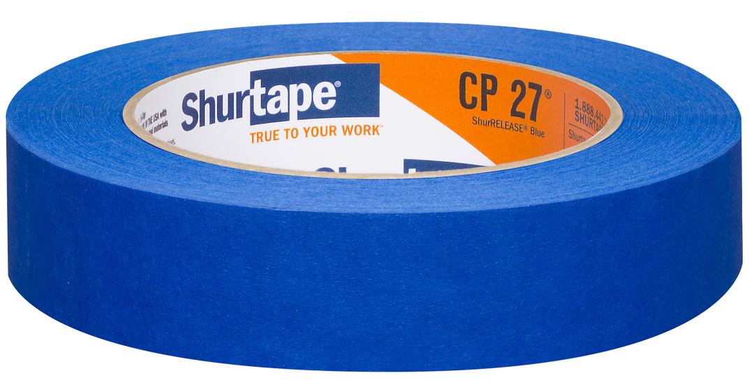 Shurtape 202872 CP 027 Blue Masking Tape, 36 Rolls