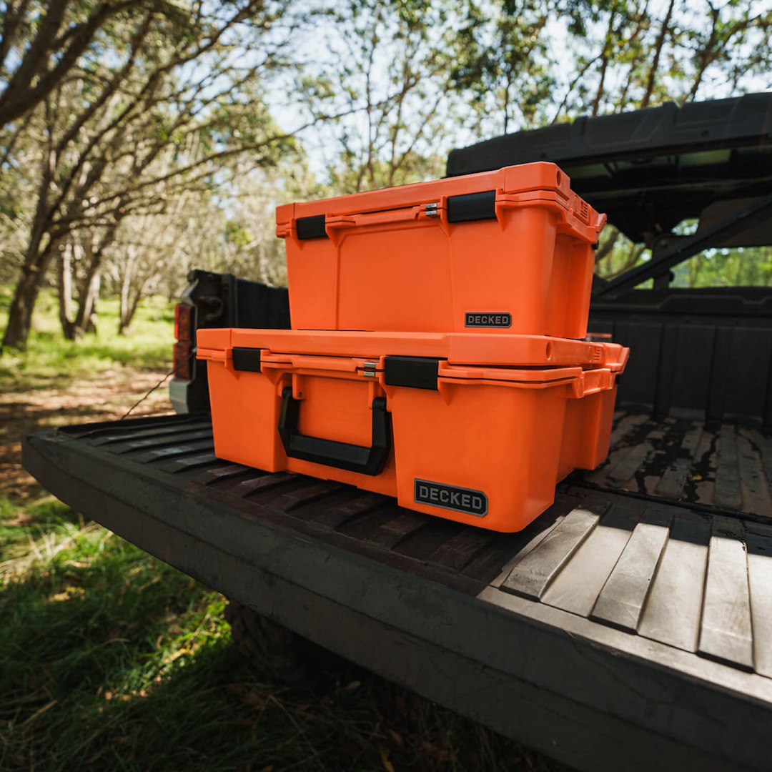 Decked A0020-HRAK-ORG Halfrack 32 Blaze Orange Organizer