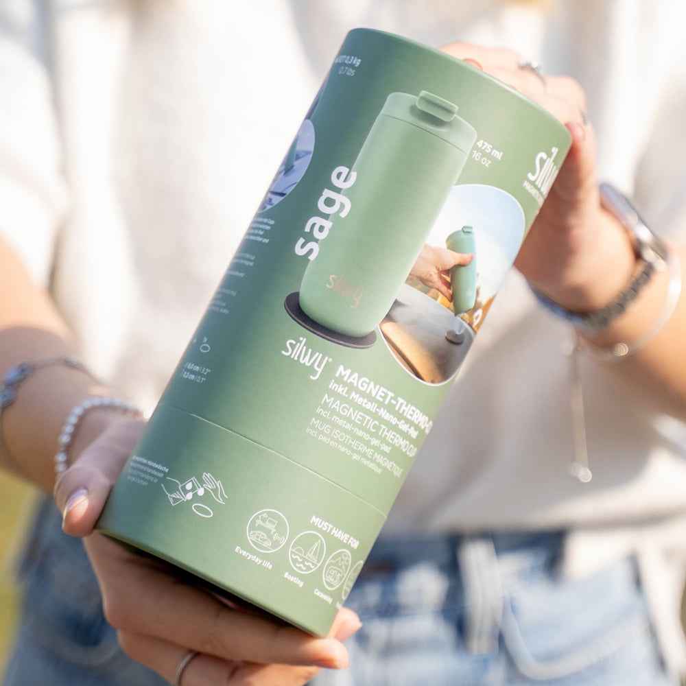 Silwy Magnetic Sy-Tc-Sa Insulated Travel Mug and Pad
