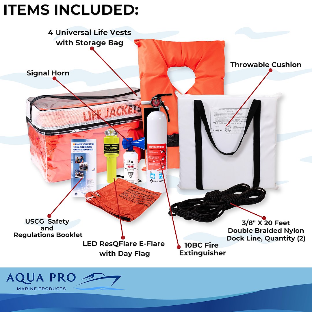 Aqua Pro Marine M42201 Boater Safety Kit - image 4