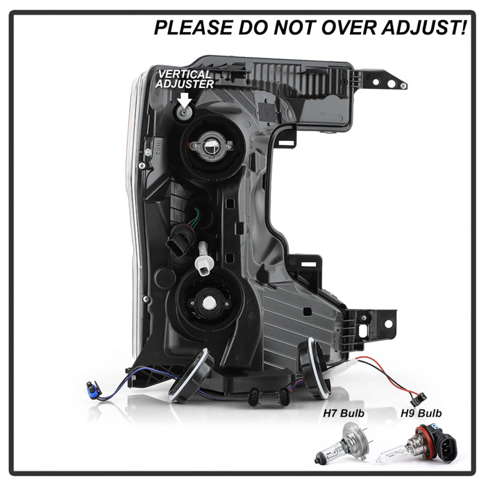 Xtune 9054440 Weather-Resistant Projector Headlight