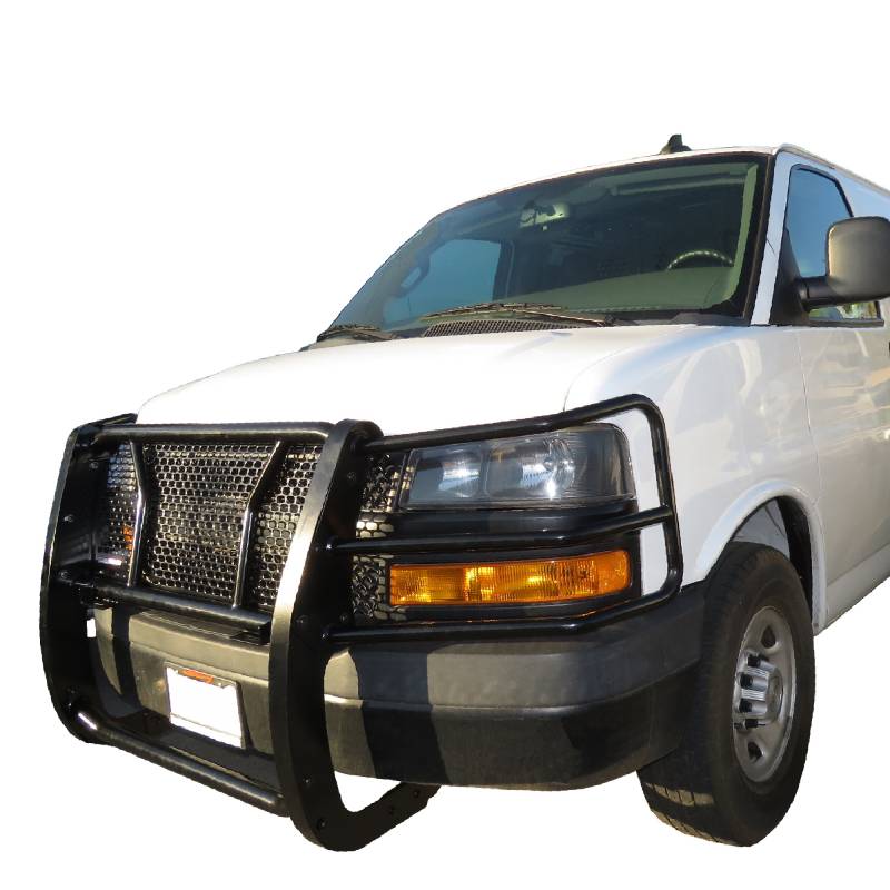 Black Horse Offroad Rugged Series Steel Grille Guard RU-GV02MA-B - image 2