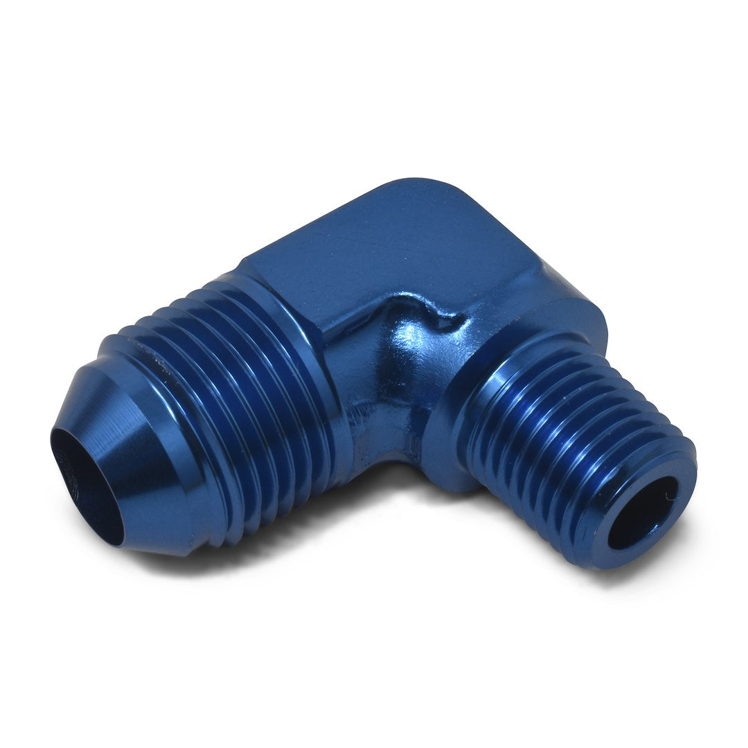 Russell 660870 Blue Anodized Elbow Adapter