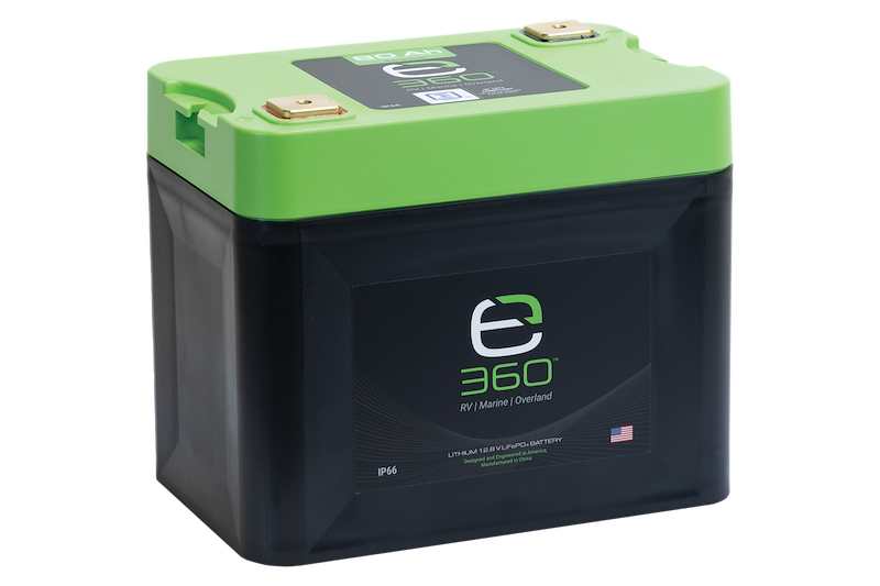 RV Marine Lithium Battery Expion360 Group 24 80Ah 12.8V EX-G24-80C