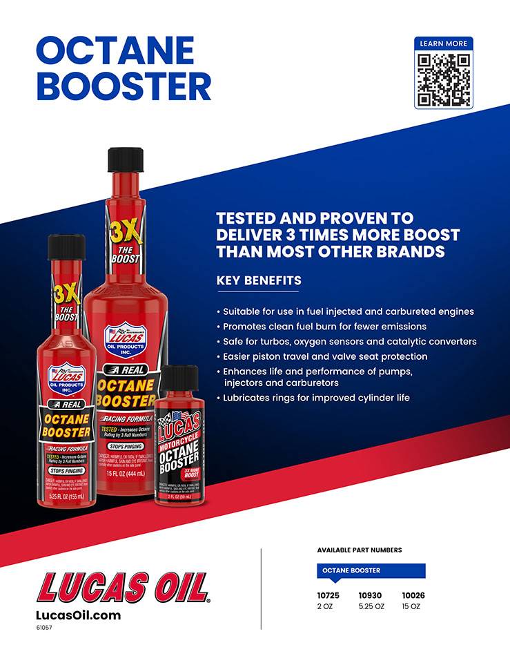 Lucas Oil 10026 Gasoline Octane Booster, 15 oz