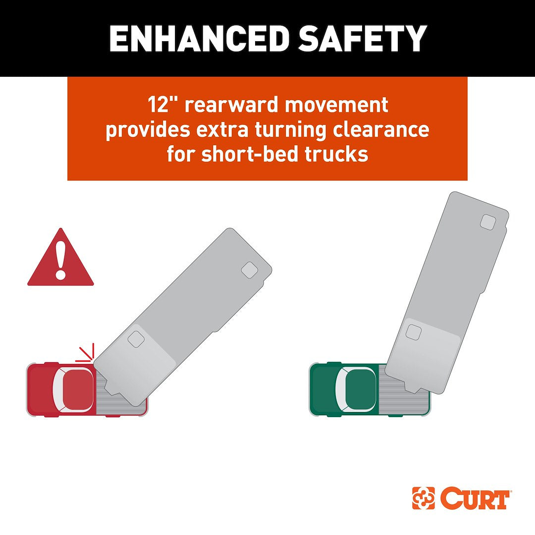 Curt 16574 Fifth Wheel Trailer Hitch Slider - image 3