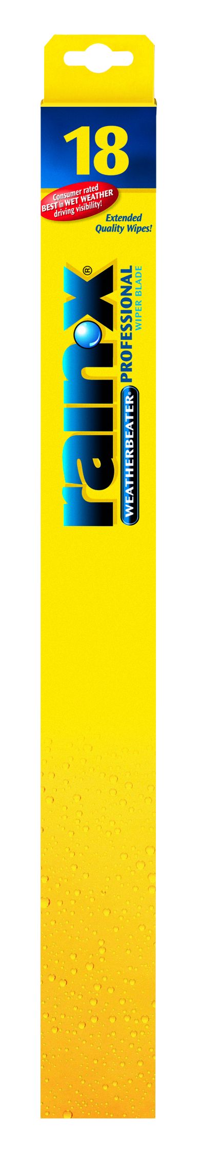 Rain-X RX30118 Weatherbeater Professional Wiper, Single Blade