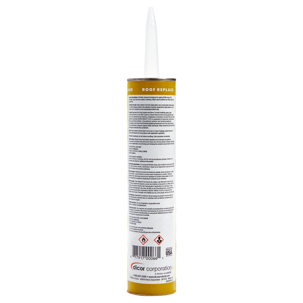 Dicor Corp. Roof Sealant (551LSD1) – Unit Size: 10.3 Ounce Tube