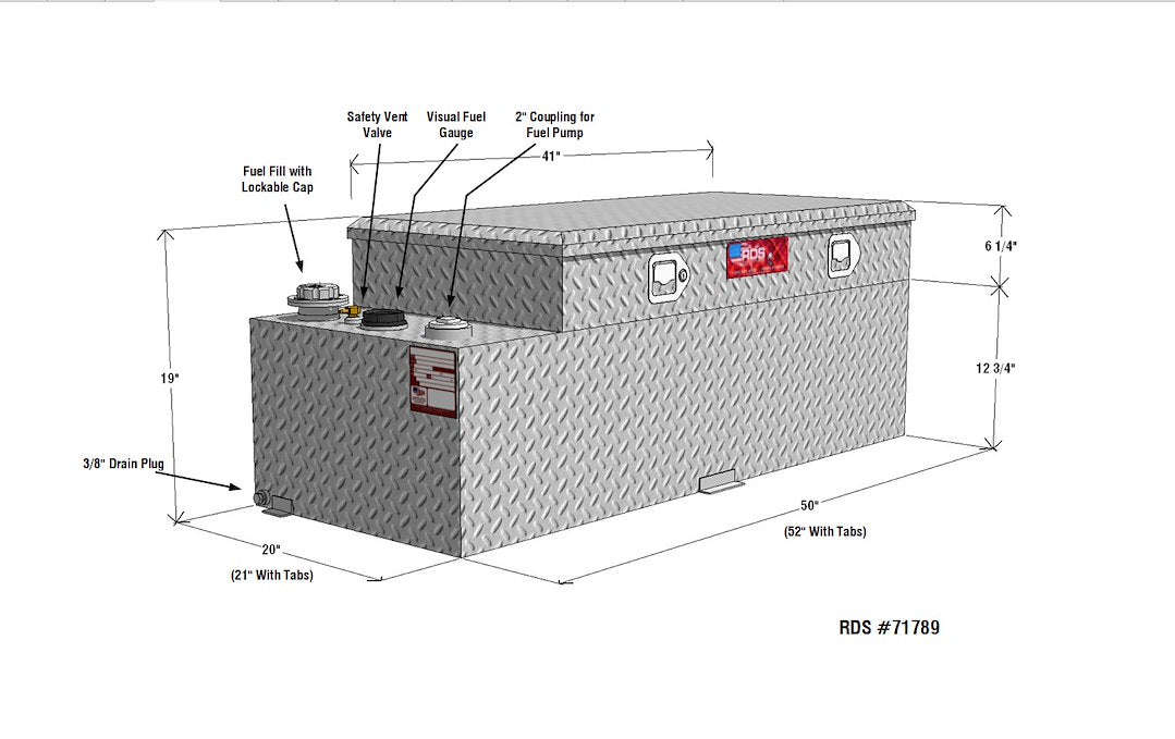 Rds Tanks 71789 Liquid Transfer Tank - image 2