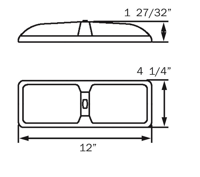 Optronics Interior Light (Rvil22s) – Length: 12 Inch