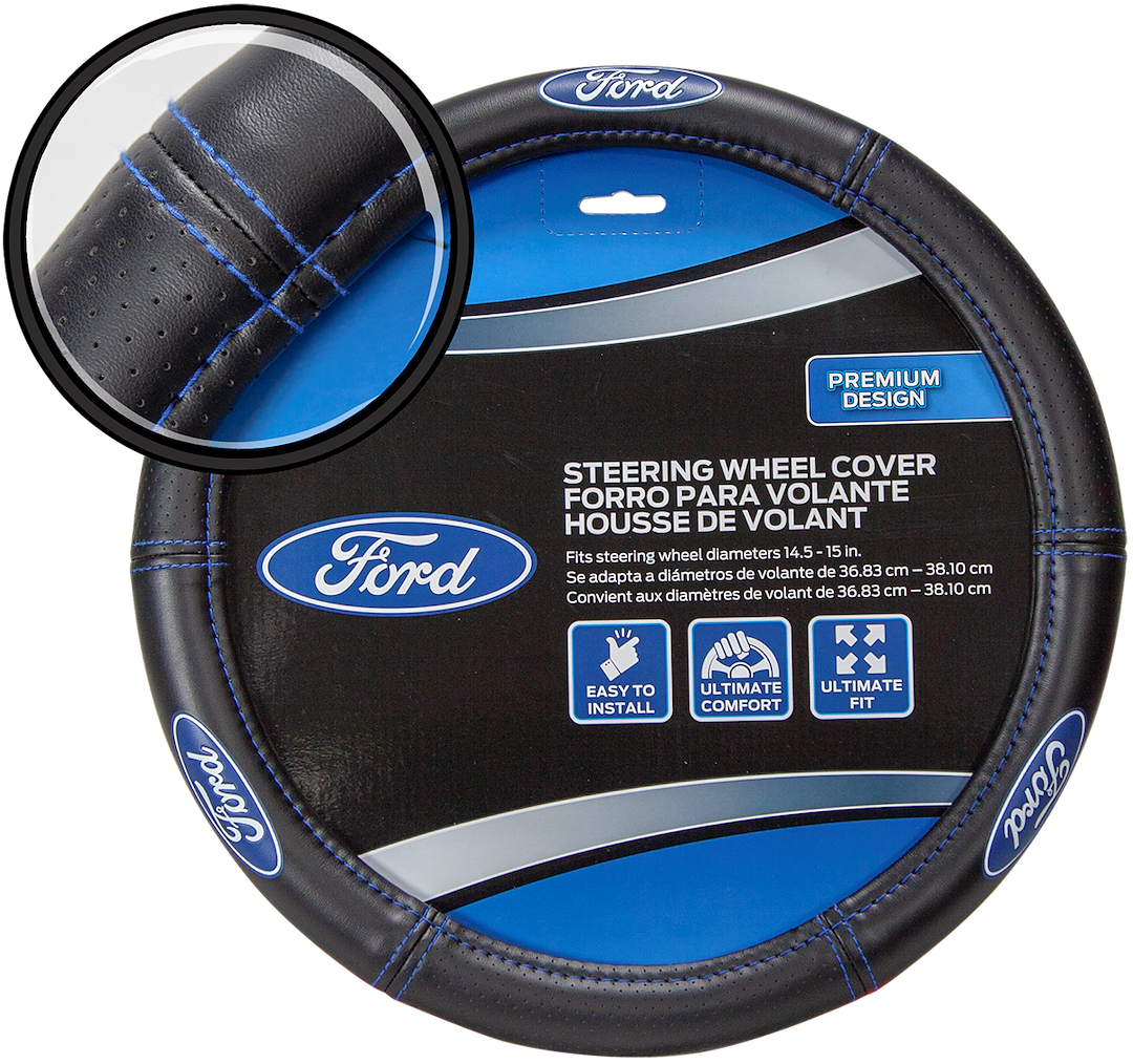 Plasticolor 006692R01 Ford Deluxe Steering Wheel Cover