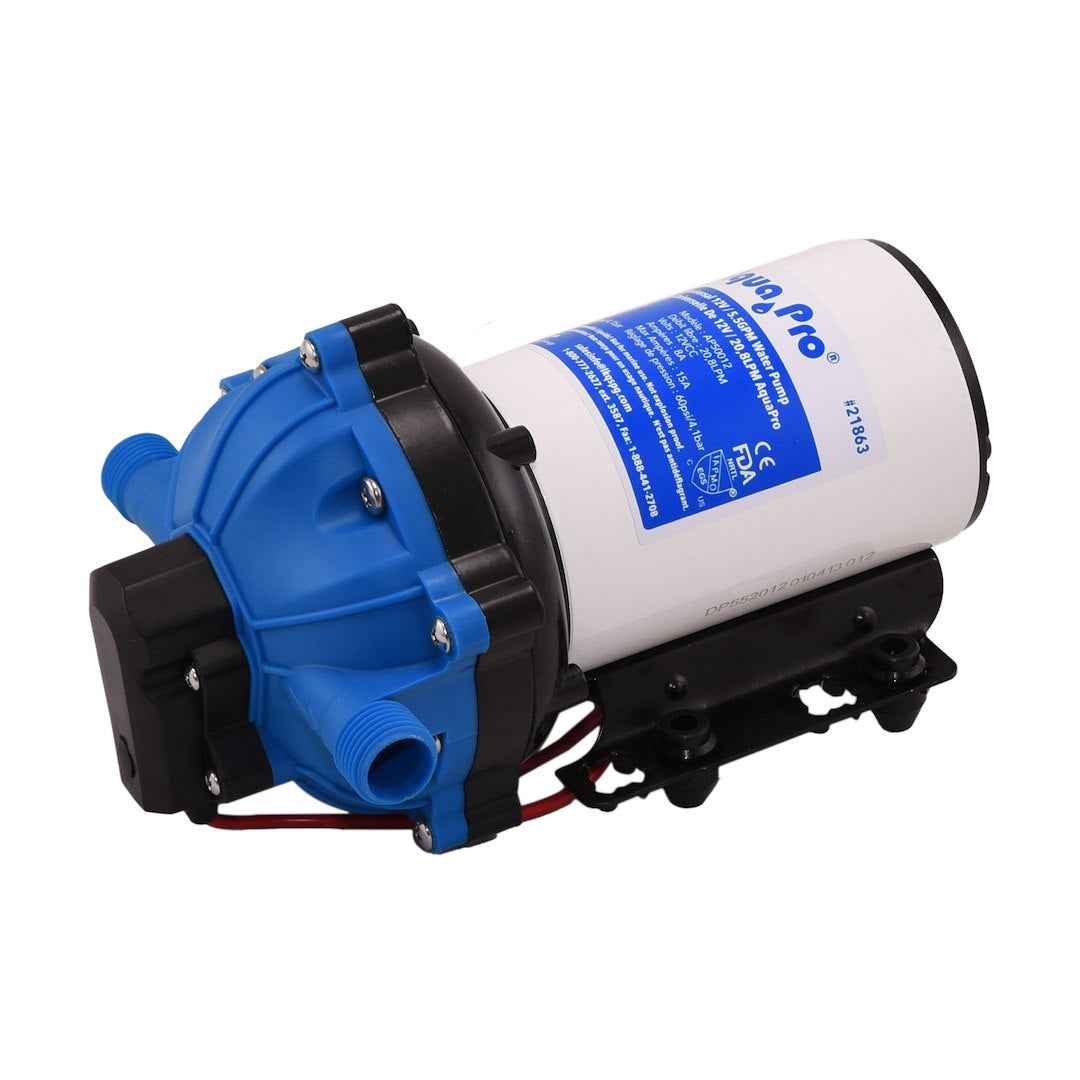 Aqua Pro 21863 Fresh Water Pump - 12V DC, 5.5 GPM, 60 PSI