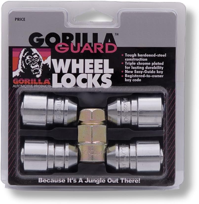 Gorilla 61641 Guard Lock Wheel Locks, 14 mm x 1.50