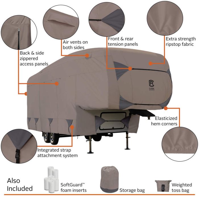 Classic Accessories 80-491-172401-Rt Travel Trailer Cover - image 14