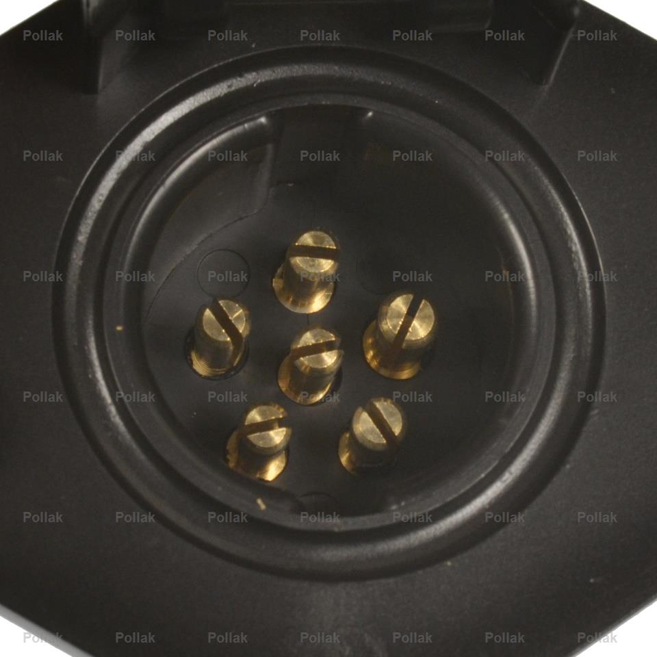 Pollak Trailer Wiring Connector (12720EP) – Color: Black