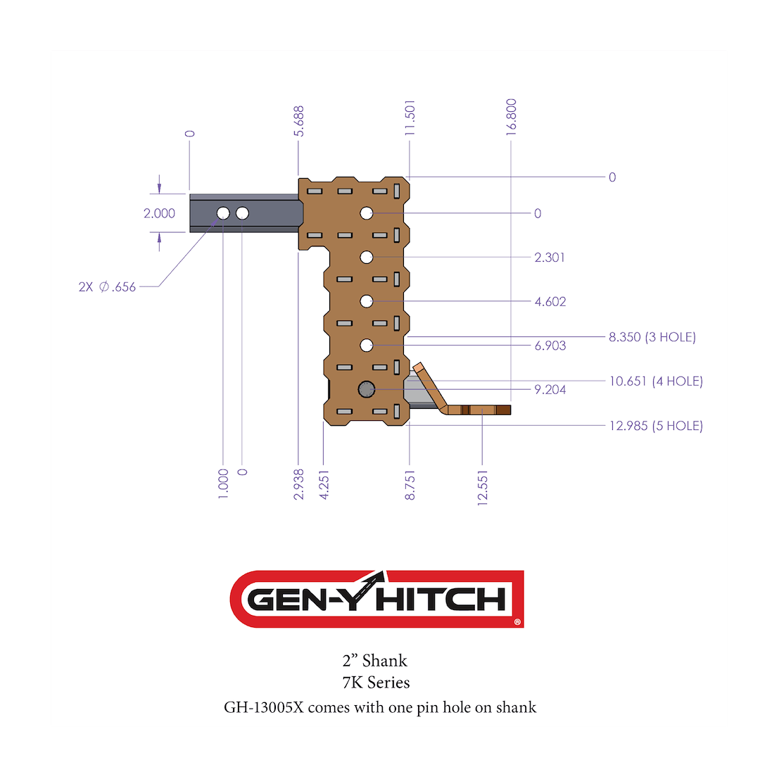 Gen-Y Hitch Gh-13054x Trailer Hitch Ball Mount - image 3