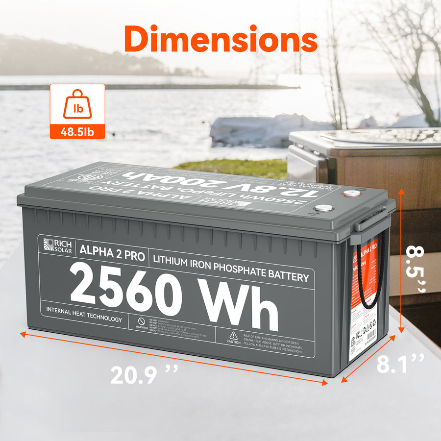 Rich Solar Rs-B122sp Battery - image 4