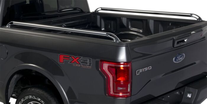 Putco 89864 Polished Round Tube Bed Side Rail