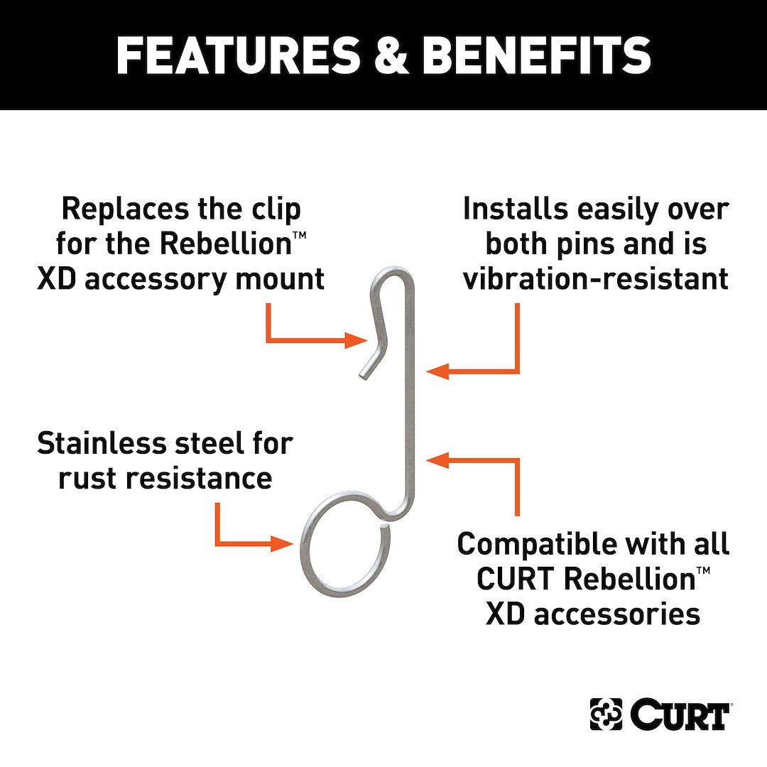 CURT Single Fully Universal 2 Inch/ 2-1/2 Inch Receiver Hitch (45960)