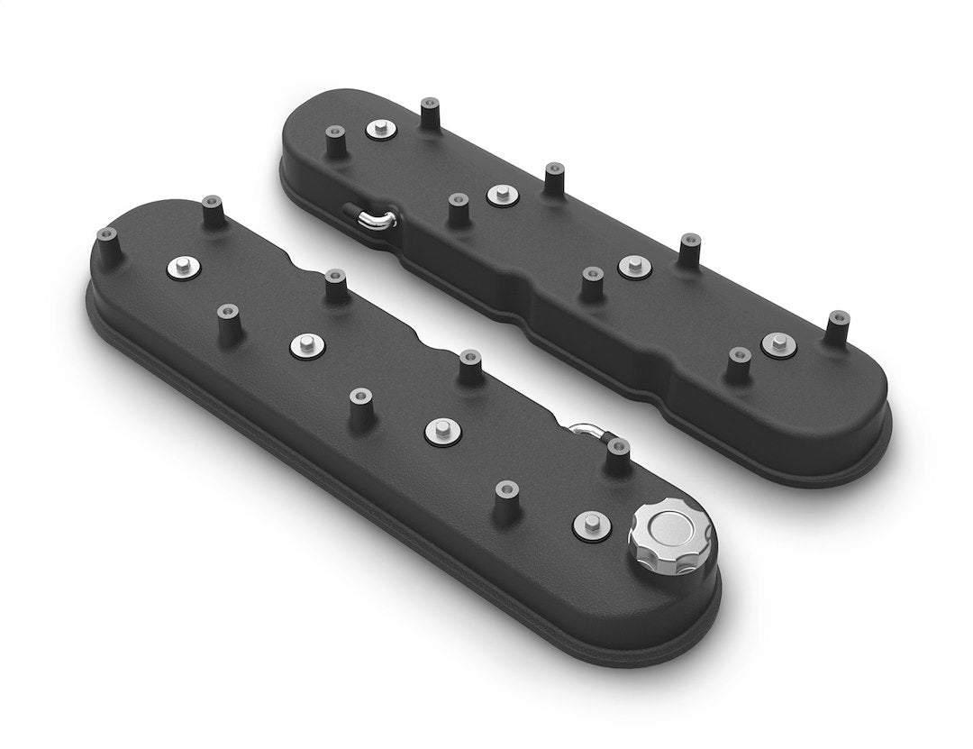 Holley 241-112 Tall LS Valve Cover with Angled Coil Mounts