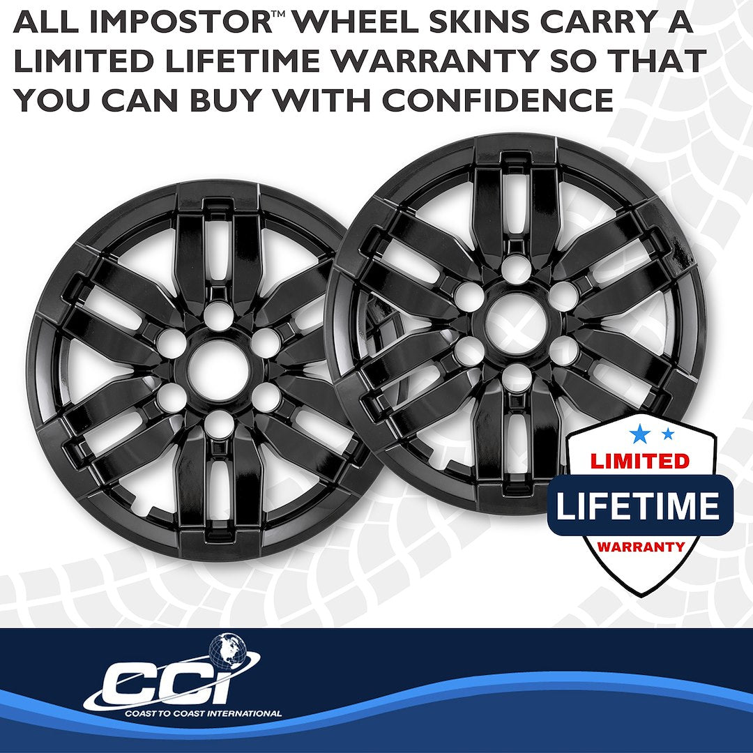 Coast To Coast IMP520BLK Black 17-Inch IMPOSTOR Wheel Skins - image 5