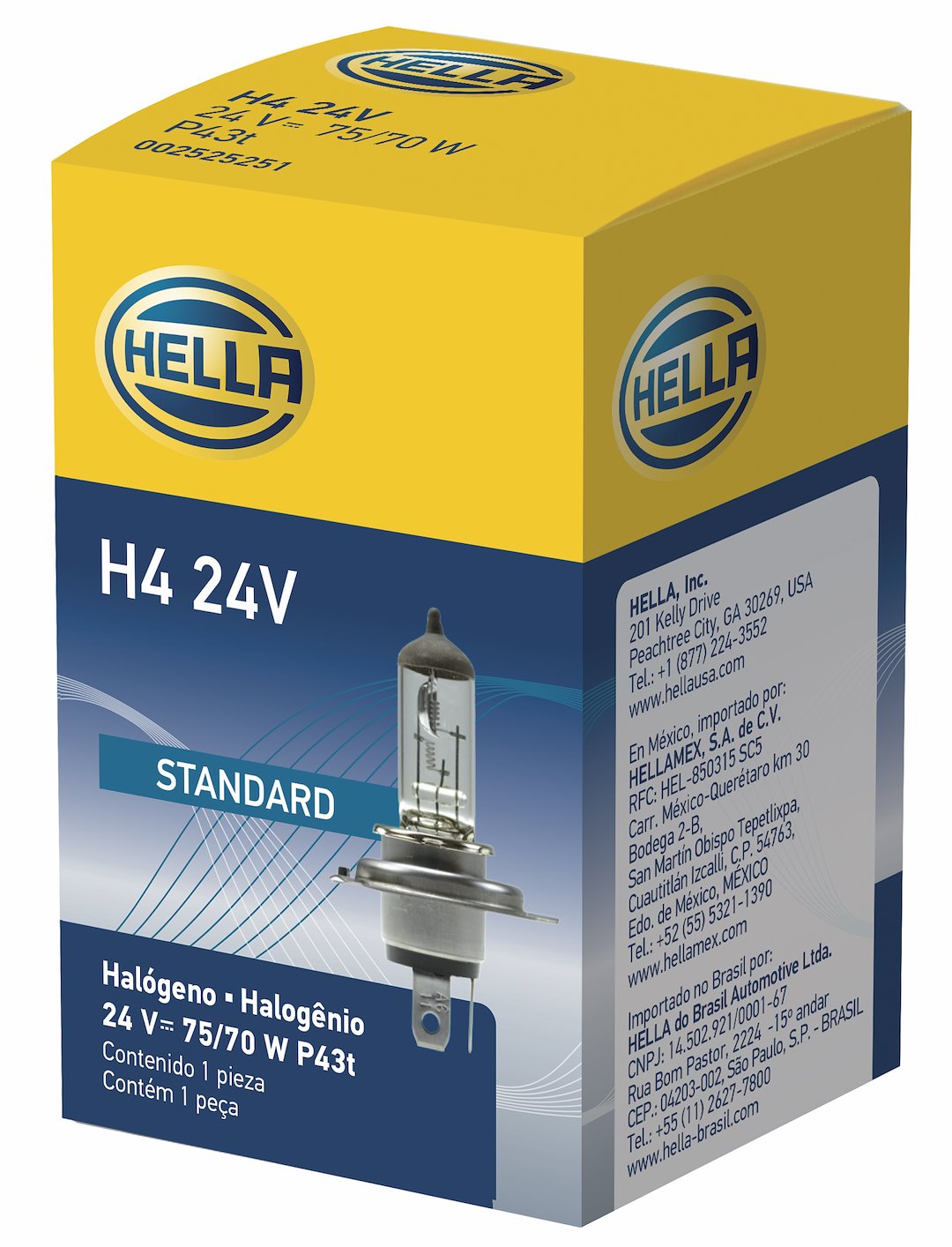 Hella H4 24v Driving/Fog Light Bulb