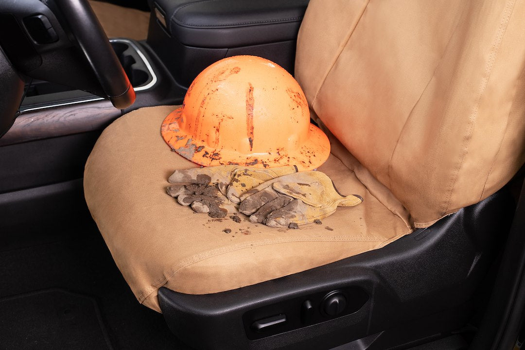 Covercraft SS3351PCTN SeatSaver Tan Chevrolet/GMC Bench Cover - image 7