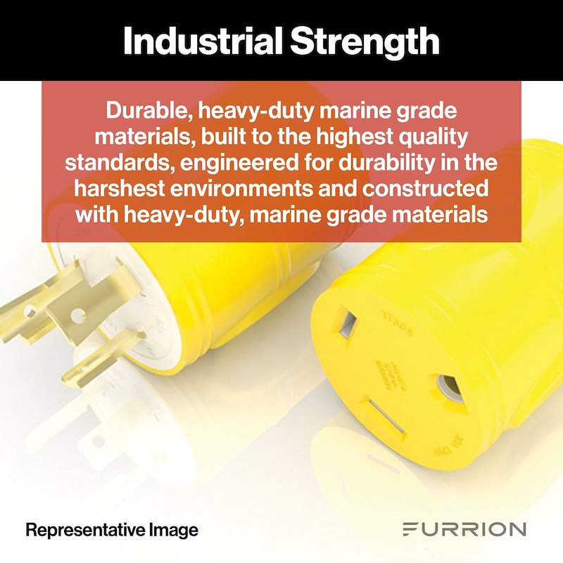 Furrion F3030AD-RY Adaptador de cable de alimentación de 30 A para generador de casas rodantes