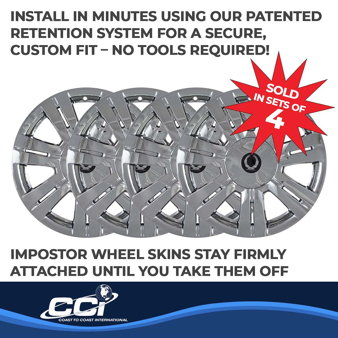 Coast To Coast IMP357X Chrome SRX Impostor Wheel Skins - image 5