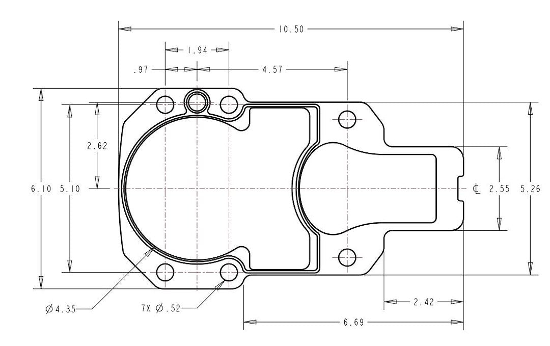 Sierra Marine Stern Drive Bellhousing Gasket (182743)