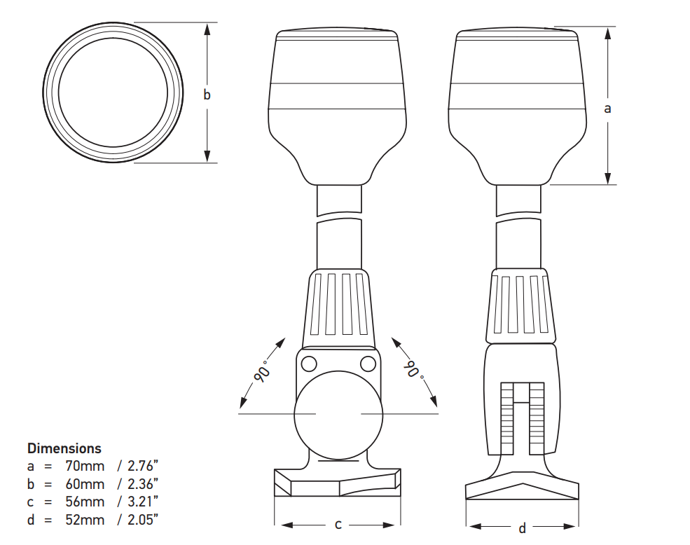 Hella Marine Lights 980960331 NaviLED 360 Compact Light