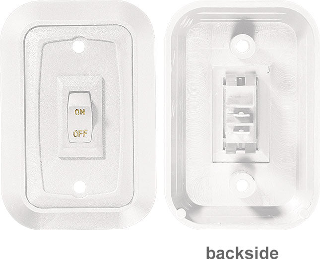 RV Designer On-off Multi Purpose Switch (S653) – Color: White